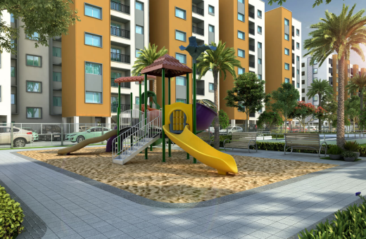 architects impression of a 2 bhk flats in Mogappair West