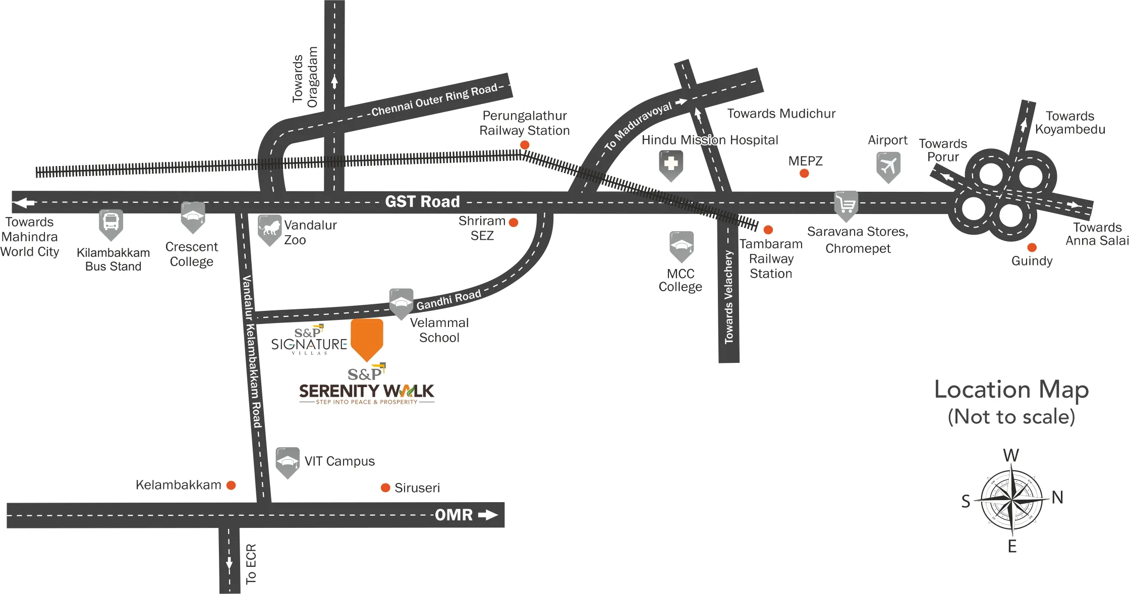 plots for sale in nedunkundram-sandp-serenity-walk